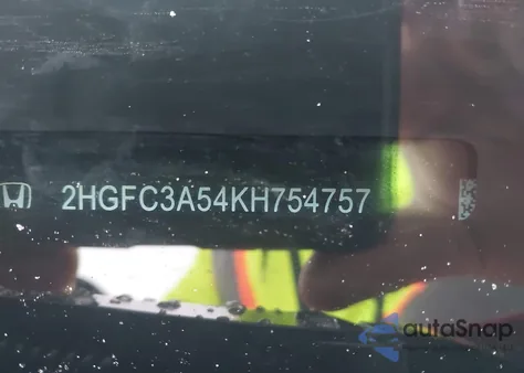 2019 Honda Civic Si from USA, damaged, VIN 2HGFC3A54KH754757